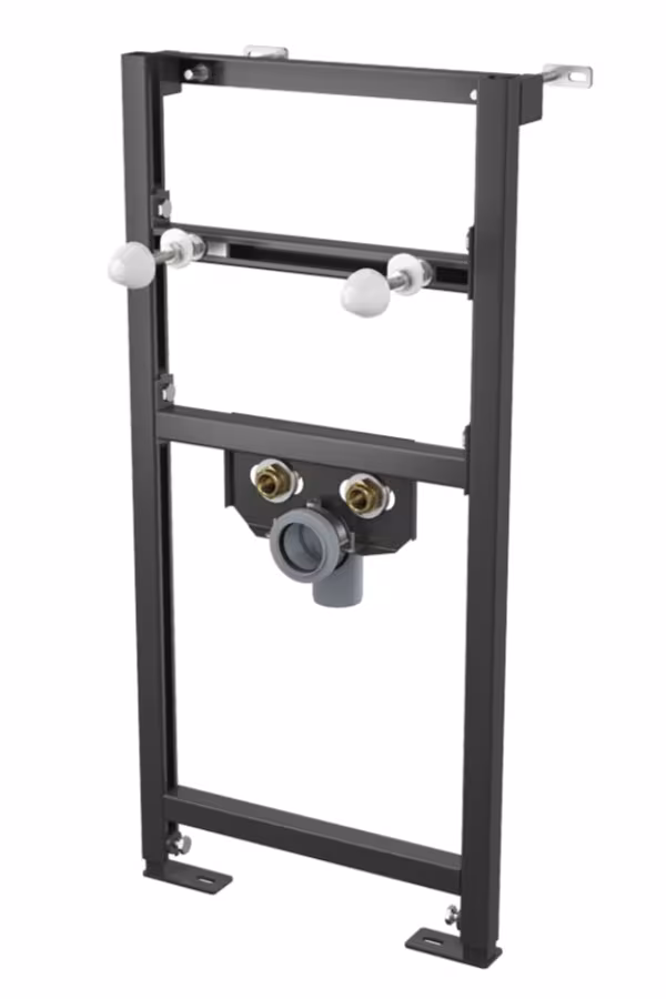 A104 wastafelmontage-element voor wandmontage inbouwhoogte 1200 mm uit de categorie wastafelkranen met GTIN 8594045936322 Opbouwframe voor wastafels van het merk AlcaPlast uit de categorie wastafelkranen