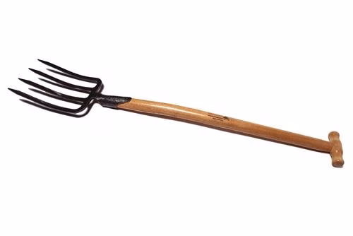 Spadevork met veerbevestiging, 4 bajonettanden, tandlengte 250 mm, 1100 mm, merk KRUMPHOLZ KRUMPHOLZ schopvork uit de categorie Schoffels, harken en klein gereedschap met artikelnummer 4000819237