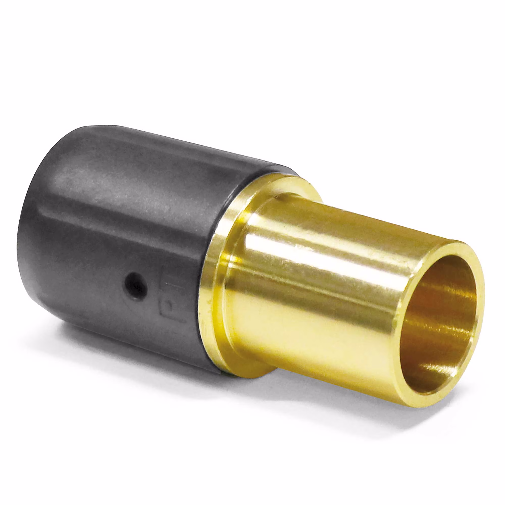 Pipetec insteekfitting overgang 20x2mm aluminium composiet buis naar 22mm koperen buis om te persen van het merk Pipetec Insteekadapter voor koperen buis om te persen uit de categorie Insteekfittingen met artikelnummer SPUEK2022P