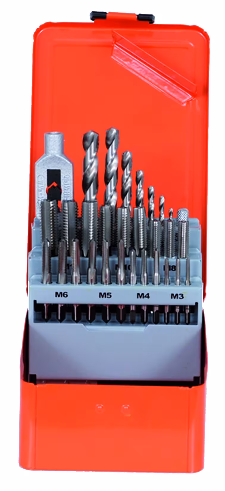 Draadboorgereedschapset HSS-G 29-delig M3-M12 van PROJAHN met artikelnr. 91007