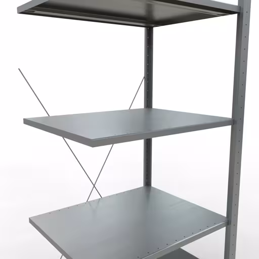 Productafbeelding nr. 15 van het artikel aanbouwrekken, legbord, insteeksysteem MULTIplus150, 2000 x 750 x 600 mm, 5 legborden, verzinkt uit het assortiment insteeksysteem van Schulte Lagertechnik