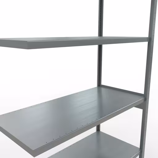 Aanbouwrekken, rekken, insteeksysteem MULTIplus250, 3000 x 1300 x 600 mm, 7 planken, verzinkt van Schulte Lagertechnik uit de categorie insteeksystemen