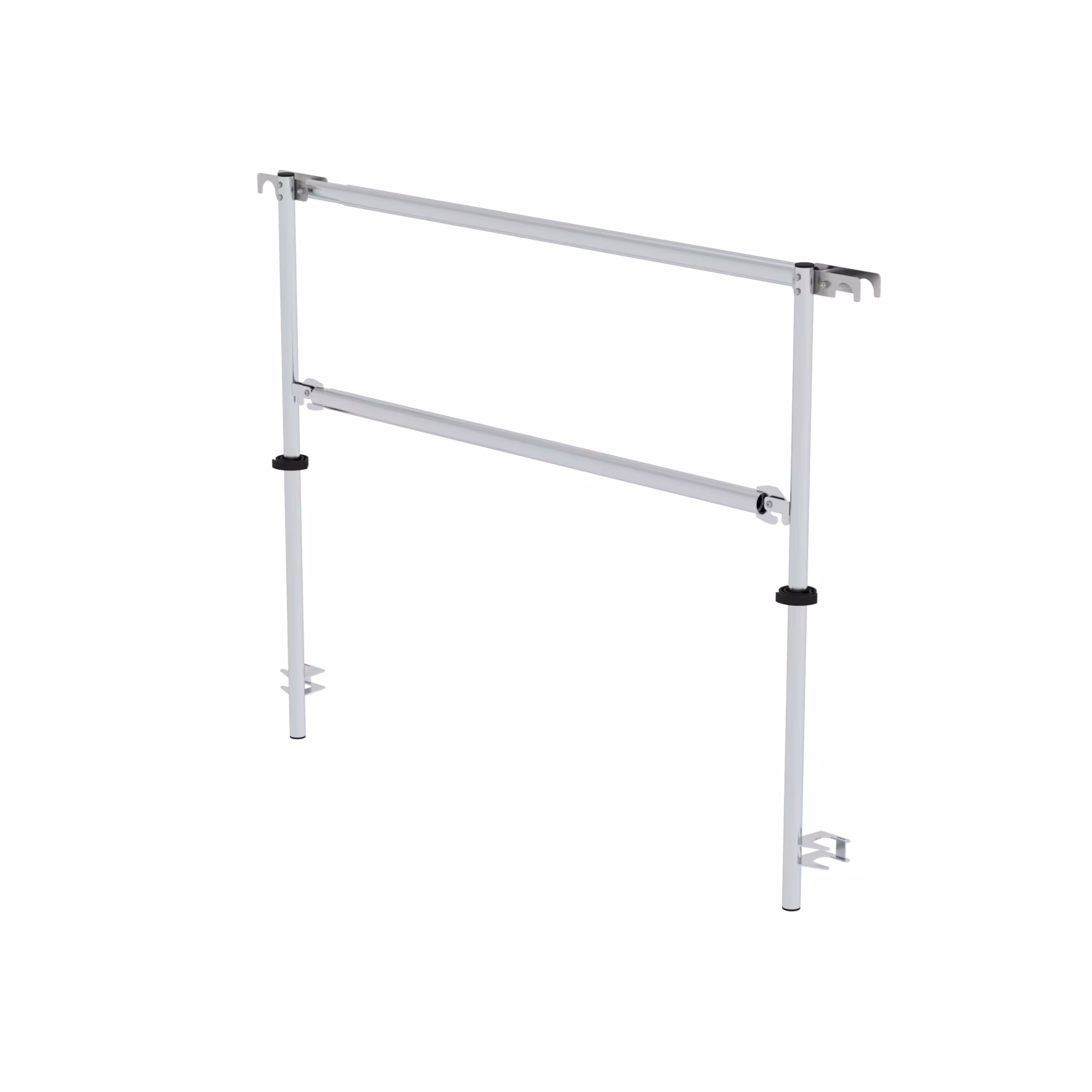 Een andere kijk op het artikel Telescopisch gemonteerde veiligheidsreling Een andere weergave van het artikel Telescopische montage-veiligheidsreling uit de categorie ladders en steigers