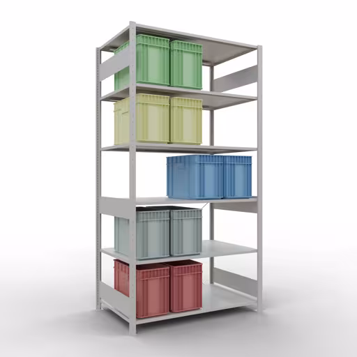 Productafbeelding nr.6 van het artikel insteeksysteem basisplank 2500x1300x800 mm, type 150 kg, lichtgrijs uit het insteeksysteem assortiment van Schulte Lagertechnik
