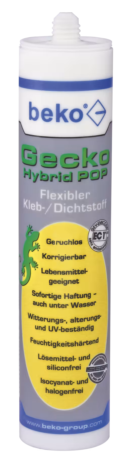 Gecko Hybrid POP 310 ml GRIJS BRUIN lijm/kit van Beko Gecko Hybrid POP 310 ml GRAUBRAUN lijm/kit uit de categorie PU-lijmen & hybride lijmen met artikelnr. 245 310 6