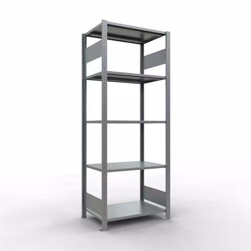 Productafbeelding nr. 15 van het artikel basisrek, legbord, insteeksysteem MULTIplus150, 2000 x 750 x 500 mm, 5 legborden, verzinkt uit het insteeksysteem assortiment van Schulte Lagertechnik