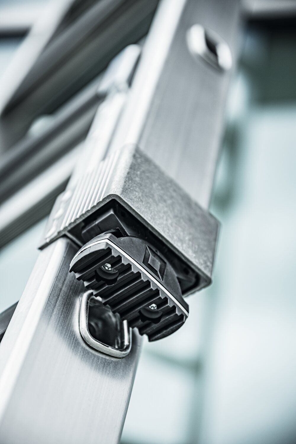 Munk trapladderset glasreiniger met nivello® traverse en clip-step R13 2-delig