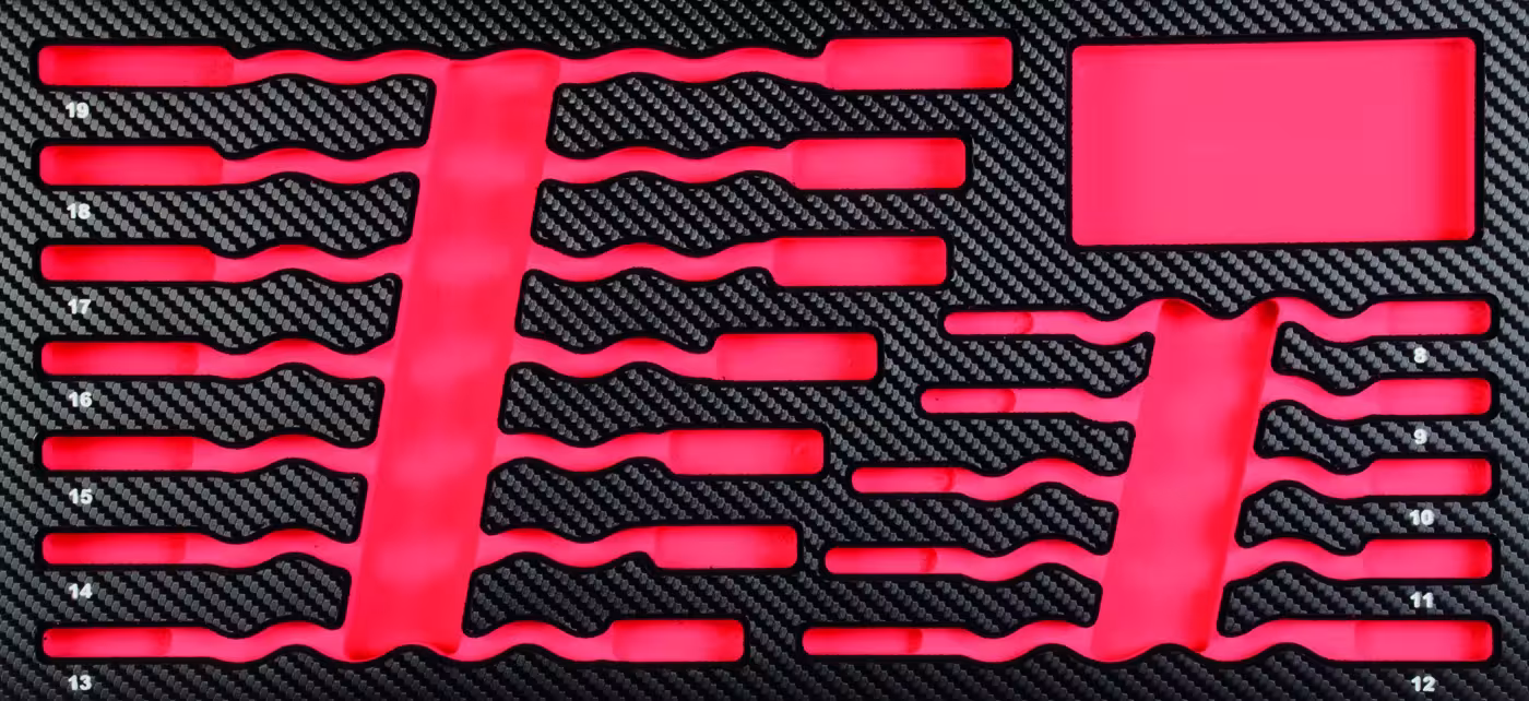 ProForm-inzet leeg voor GearTech van PROJAHN Insert GearTech ratelsleutel klassiek metrisch, sleutel, art.nr. 5999-05E