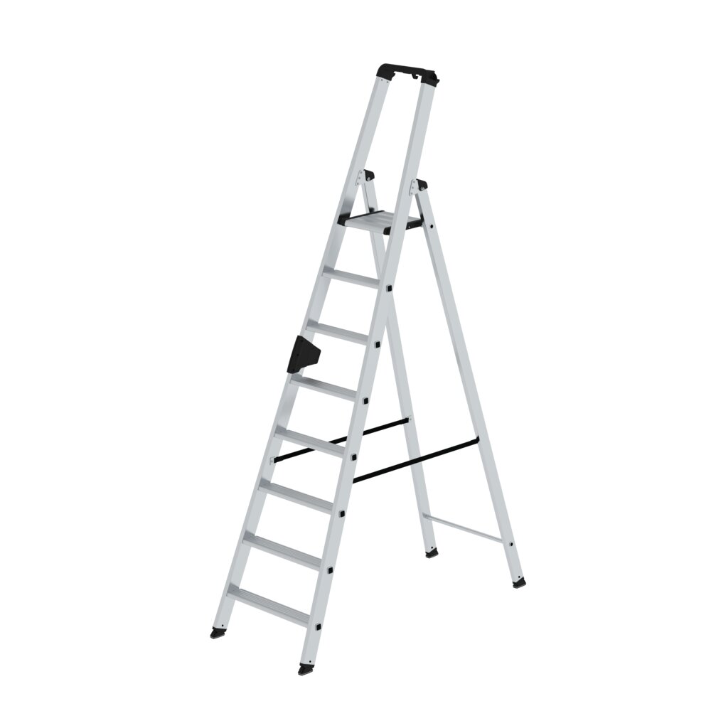 Munk-trapladder, eenzijdig toegankelijk, 8 treden, van Günzburger Steigtechnik Munk trapladder, enkelzijdige toegang, uit de categorie trapladders, artikelnummer 040108