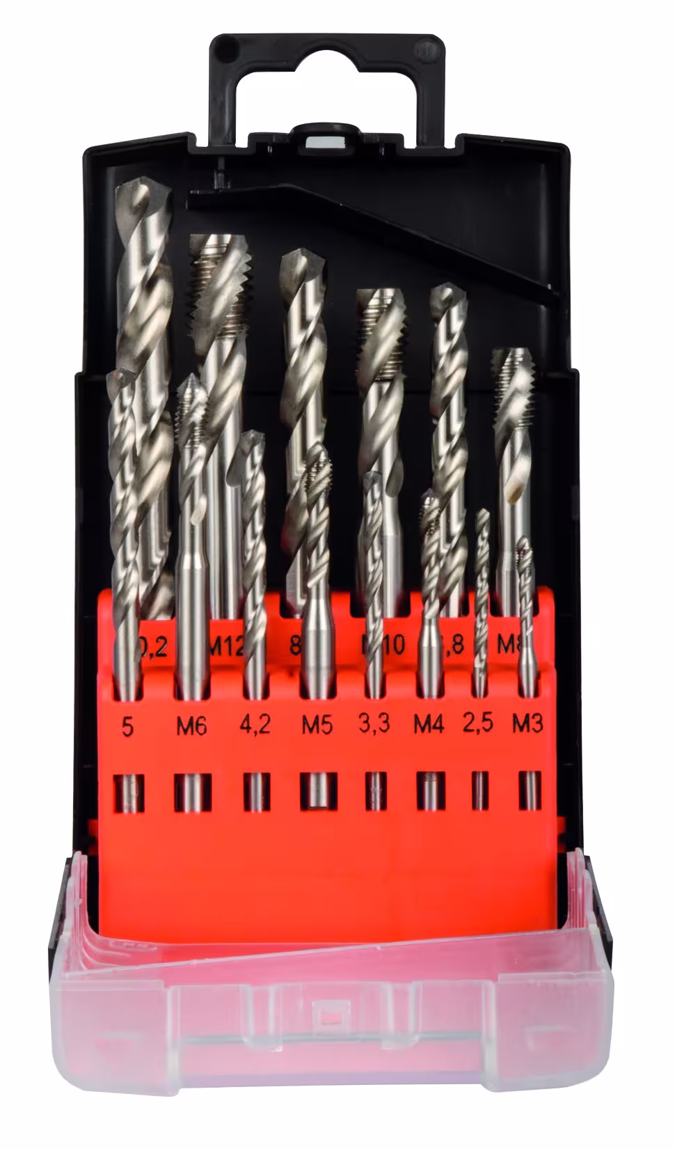 MGB set HSS-G 14-delig M3-M12 DIN371/376 35° vorm C, draadsnijgereedschappen, art.nr. 91040