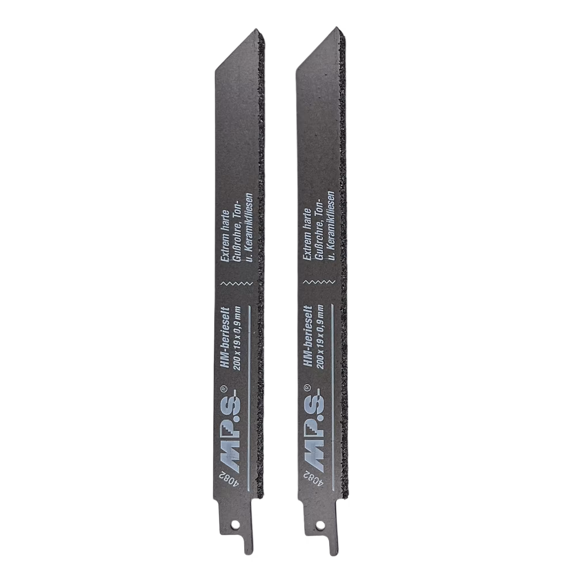 Extra afbeelding bij het artikel hardmetaal gestrooid reciprozaagblad GL 200/VL 180 mm, korrel ZT Extra afbeelding van het artikel hardmetalen reciprozaagblad GL 200/VL 180mm, ZT korrel uit zaagbladen