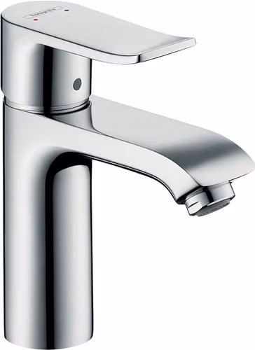 Eengreeps wastafelkraan METRIS 110 chroom, nominale diameter 15 mm, HANSGROHE, uit de categorie wastafelkranen met artikelnummer 6000536132