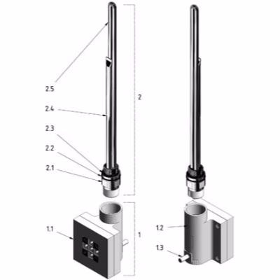 Verwarmingselement voor regelaar uit de KTX-serie, 300 watt