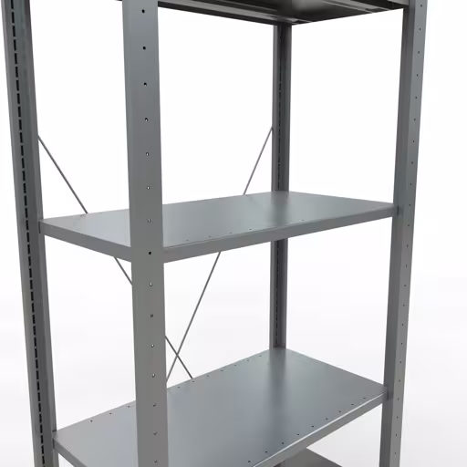Basisplank, legplank, insteeksysteem MULTIplus150, 2000 x 750 x 400 mm (HxBxD), 5 legborden, kruisschoor, verzinkt uit de categorie basisplanken met de GTIN 4004514204813 Basisplank, legbord, insteeksysteem MULTIplus150, 2000 x 750 x 400 mm, 5 legborden, kruisschoor, verzinkt van Schulte Lagertechnik uit het assortiment insteeksysteem