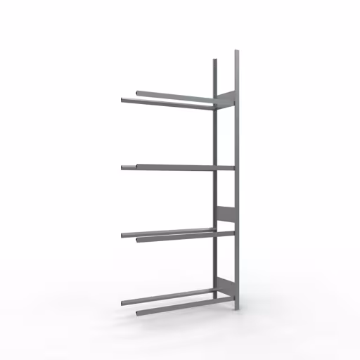 Aanbouwrek, wielen-/bandenrek, 2750 x 1150 x 400 mm, verzinkt, 4 opslagniveaus met 150 kg vakbelasting per niveau van Schulte Lagertechnik uit het assortiment stellingstellingen