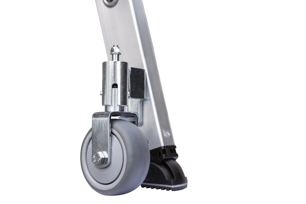 Munk veerwiel voor trapladder rechts Ø 80 mm