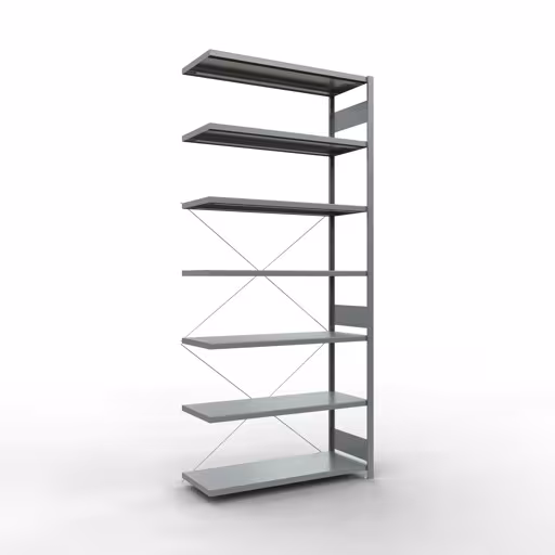 Insteeksysteem aanbouwstelling 3000x1300x500 mm, type 250 kg, verzinkt van Schulte Lagertechnik Insteeksysteem opzetplank 3000x1300x500 mm, type 250 kg, verzinkt, opzetplank, art.nr. 12957-130