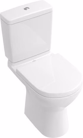 VILLEROY &amp; BOCH Vrijhangend WC zonder rand voor combinatie O.novo 360x646mm ovaal Wit Alpine