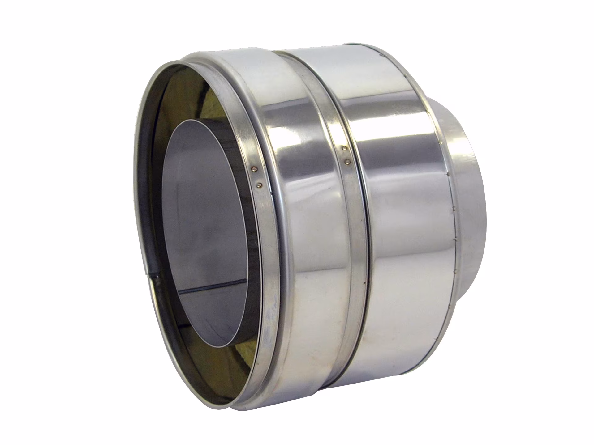 DW dubbelwandige koppeling DW dubbelwandig/EW D600 met klemband uit de categorie RVS uitlaatsysteem dubbelwandig met het artikelnr. 670983