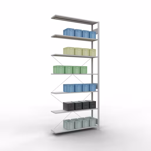 Andere weergave van het artikel insteeksysteem opzetplank 3000x1300x300 mm, type 150 kg, lichtgrijs uit de categorie insteeksysteem