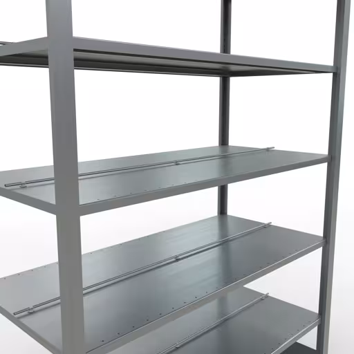Afbeelding nr. 13 van het artikel, kantoorrekken, insteeksysteem MULTIplus150, 2300 x 1300 x 600 mm, 7 legborden, verzinkt, met middenaanslag uit de productgroep kantoorrekken van Schulte Lagertechnik