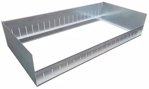 Bulkmateriaalbak 1300x300 mm verzinkt van Schulte Lagertechnik Bulkmateriaalbak 1300x300 mm verzinkt, toebehoren, artikelnr. 16220-130