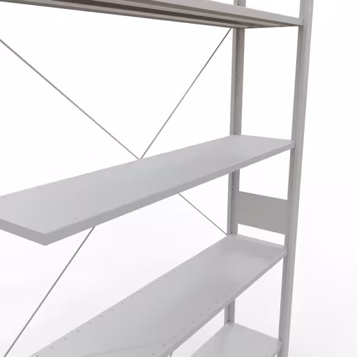 Insteeksysteem opzetplank 3000x1300x300 mm, type 150 kg, lichtgrijs uit de categorie opzetplanken met de GTIN 4004514292704 Insteeksysteem opzetplank 3000x1300x300 mm, type 150 kg, lichtgrijs van Schulte Lagertechnik uit het assortiment insteeksysteem