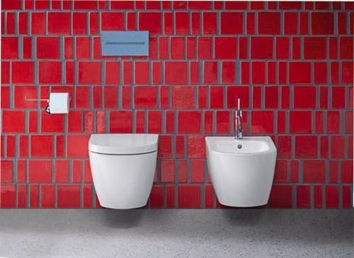 Detailbild 4042983 Duravit ME by Starck wandcloset, randloos, Durafix inbouwspoel, wit, inclusief closetzitting met soft-close mechanisme