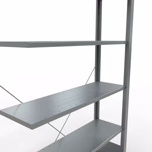 Afbeelding nr. 13 van het artikel, kantoorrekken, insteeksysteem MULTIplus85, 2000 x 1000 x 300 mm, 6 legborden, verzinkt, zonder aanslaglijst uit de productgroep kantoorrekken van Schulte Lagertechnik