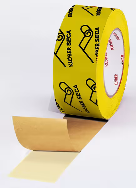 Seca papieren dragerplakband, breedte 60 mm, rol 40 m van Klöber Seca papieren dragerplakband, breedte 60 mm, rol 40 m, ondervloeren & dampschermen, art.nr. KU0127-01