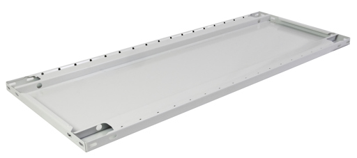 Extra afbeelding van de artikelplank MULTIplus150, 1300 x 400 mm, RAL 7035 lichtgrijs, zonder bevestigingsmateriaal uit accessoires