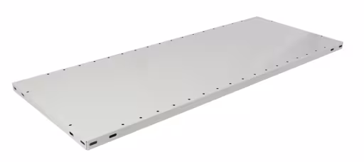Plank MULTIplus150, 750 x 300 mm, RAL 7035 lichtgrijs, zonder bevestigingsmateriaal van Schulte Lagertechnik Plank MULTIplus150, 750 x 300 mm, RAL 7035 lichtgrijs, zonder bevestigingsmateriaal, accessoires, art.nr. 37203