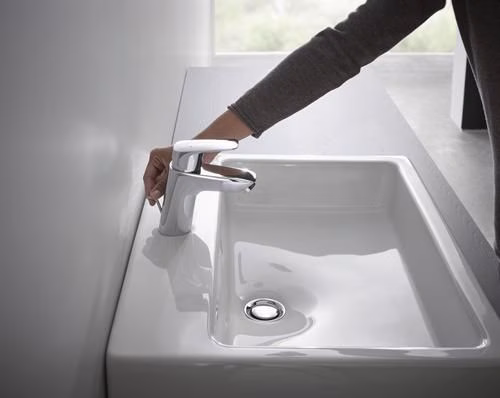 Detailbild 3994401 Hansgrohe ééngreeps wastafelmengkraan LOGIS 70 nominale breedte 15 met verzonken waste G 1 1/4 inch chroom