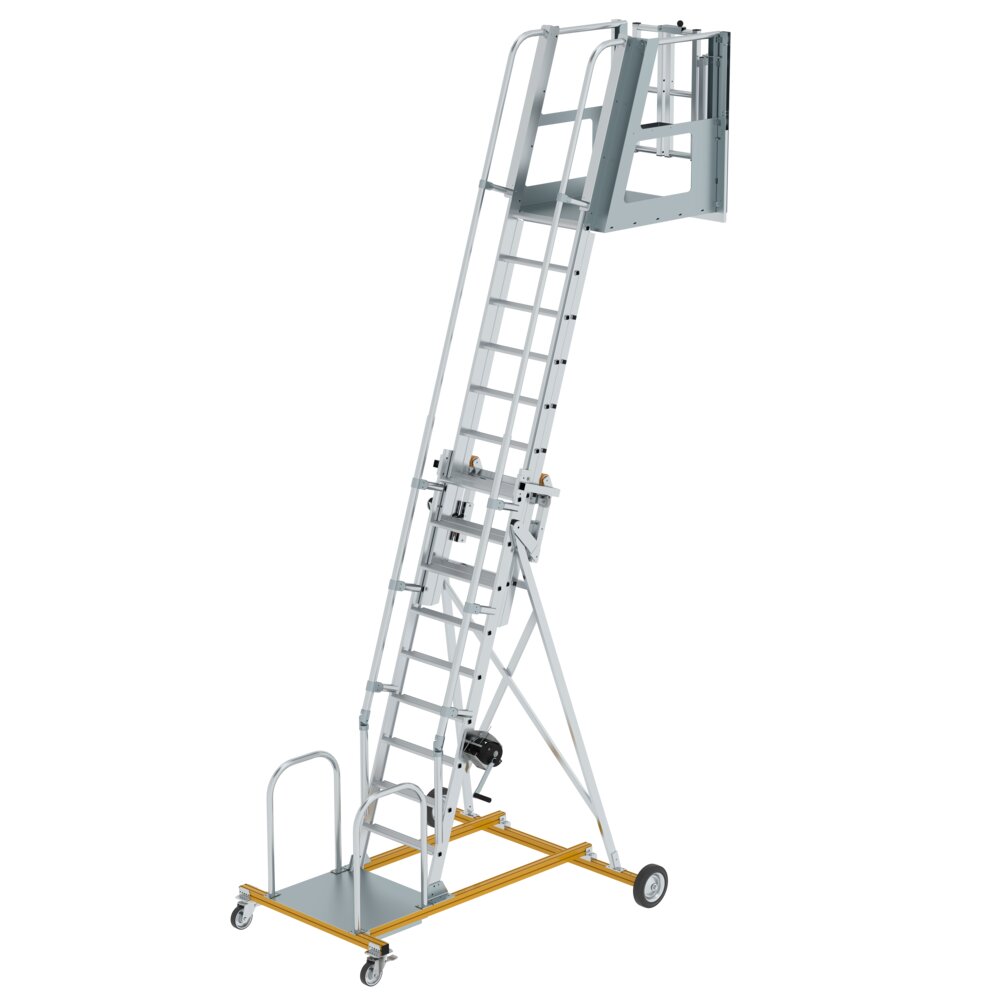 Munk tankwagenladder met treden, type 10, met 2 zwenkwielen en 2 vaste wielen van Günzburger Steigtechnik Munk tankwagenladder met treden, type 10, met 2 zwenkwielen en 2 vaste wielen, uit de categorie speciale ladders, professionele producten, artikelnummer 301321.