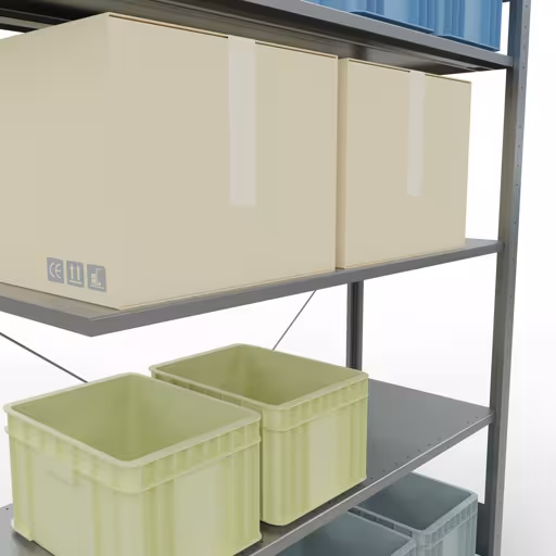 Productafbeelding nr. 8 van het artikel insteeksysteem opzetplank 2000x1300x500 mm, type 150 kg, verzinkt uit het insteeksysteem assortiment van Schulte Lagertechnik