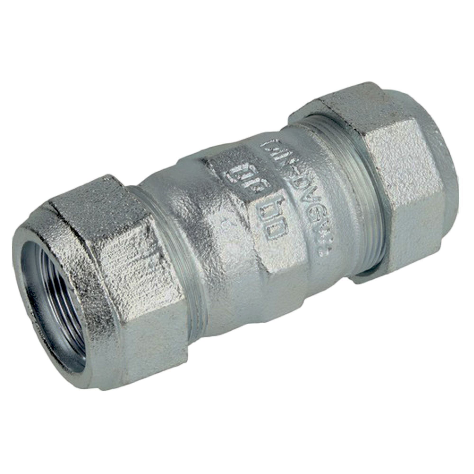 Gebo originele klemverbinder TypeO voor stalen buis, gegalvaniseerde knelfitting