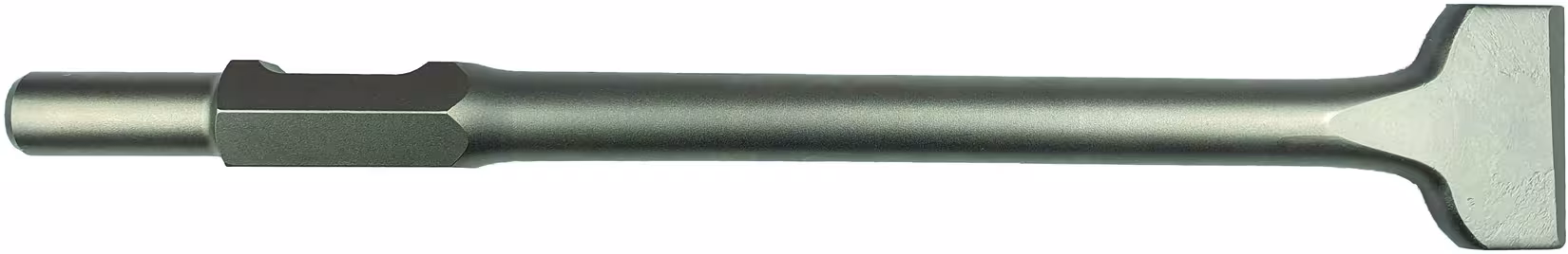 Spadebeitel voor HITACHI H65SB 75x400 mm van PROJAHN Puntbeitelschacht 30 mm 6-punts Hitachi, Makita, beitel, art.nr. 84421075