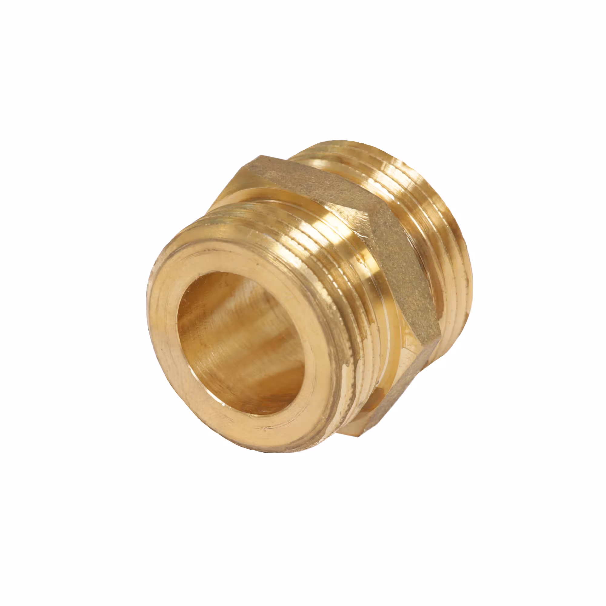 Dubbele nippel FLEX-TWIN, RVS ribbelbuis, art.nr. 30012105B