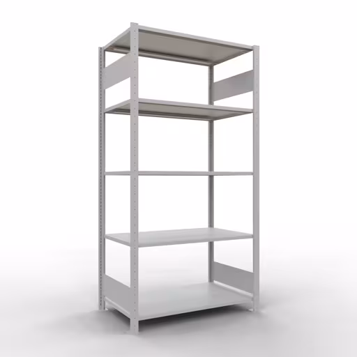 Figuur nr. 8 van het artikel basisrek, legbord, insteeksysteem MULTIplus85, 2000 x 1000 x 600 mm, 5 legborden, RAL 7035 lichtgrijs uit de productgroep insteeksysteem van Schulte Lagertechnik