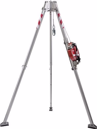 Tripod DuraHoist MightEvac EN 795:2002 Klasse B EN 360 EN 1497 PBM III 16 + 14 kg uit de categorie valbeveiligings- en valstopsystemen met onderdeelnummer 4000385175