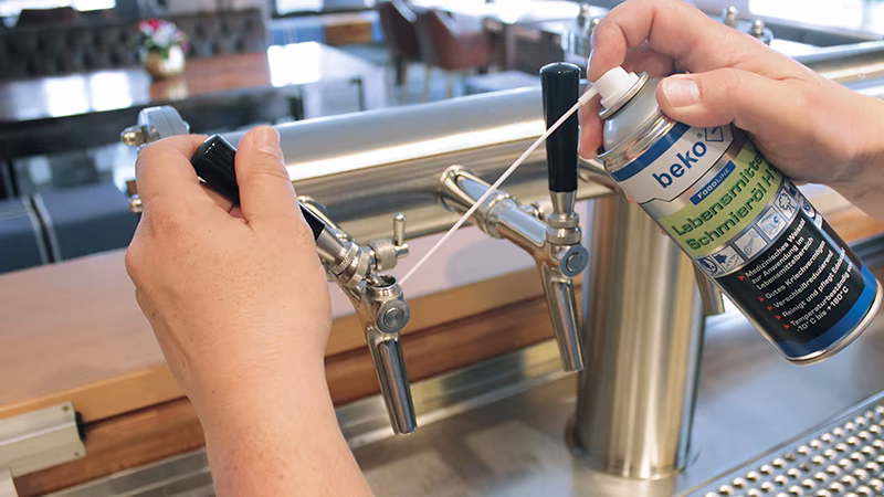 FoodLine smeerolie voor levensmiddelen H1 400 ml Finger, Hand, Person, Esstisch, Tisch