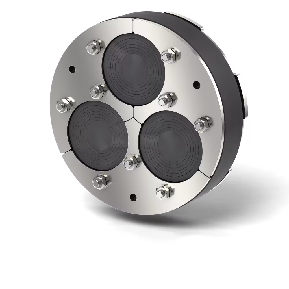 1x (22-75 mm) uiensnij-inzetstuk van UGA System-Technik Systeeminzet met uiensnede BKD150-E-ZS UGA systeemtechniek, ringvormige ruimteafdichting, artikelnr. 405115075124