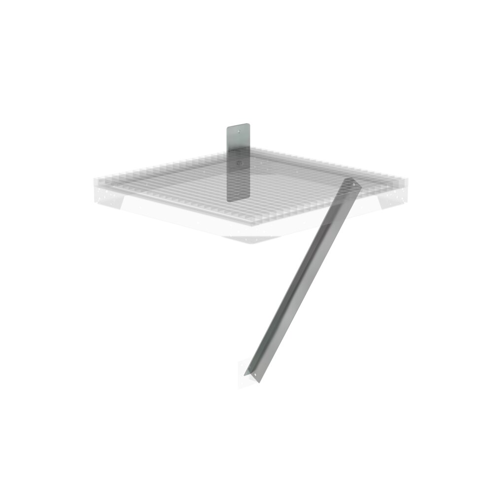 Munk flensplaat en steun voor metselwerk, 800 mm diep, van Günzburger Steigtechnik Munk flensplaat en steun voor verlengplatform uit de categorie Accessoires en reserveonderdelen voor hoogwerkers met artikelnummer 060954