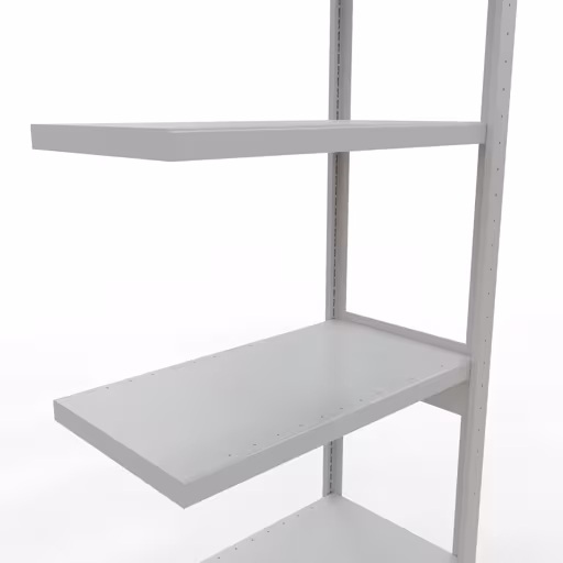 Afbeelding nr. 15 van het artikel aanbouwrekken, legbordstellingen, insteeksysteem MULTIplus250, 2500 x 750 x 400 mm, 6 legborden, lengtestangen, RAL 7035 lichtgrijs uit de productgroep insteeksysteem van Schulte Lagertechnik