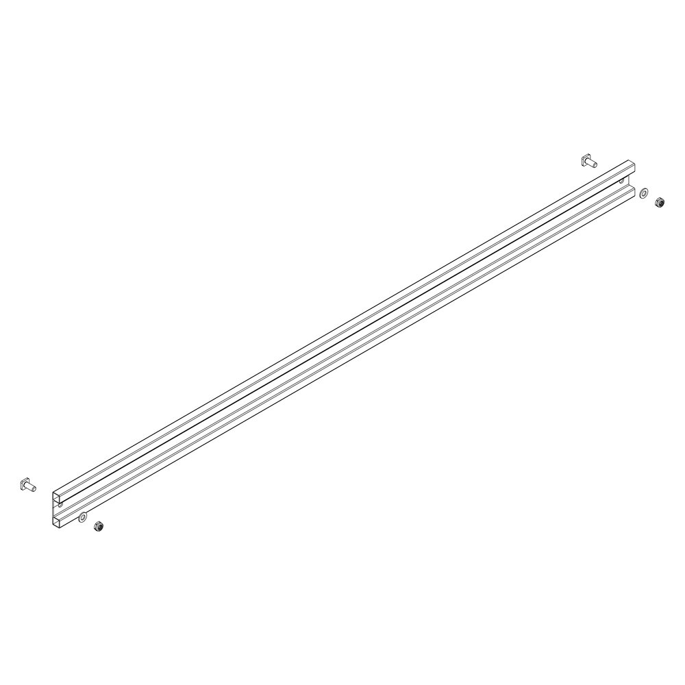 Munk diagonale schoor voor platformtrappen inclusief montageset uit de categorie "Platformtrappen" met artikelnummer 800003