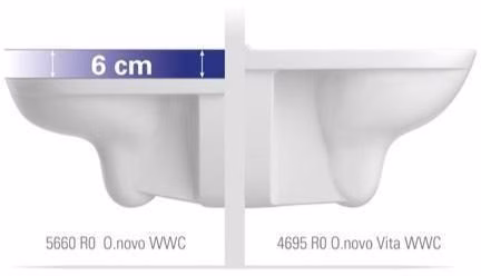 Detailbild 4056008 VILLEROY & BOCH Wastoilet ViCare randloos ViCare 360x595mm Ovaal Wit Alpine