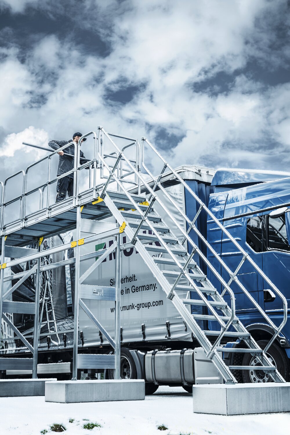 Munk stationair ontdooisysteem module 4 trappen 45°