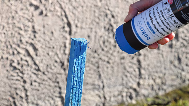 TecLine markeerspray 500 ml LICHT ORANJE Finger, Hand, Person, Können, Zinn