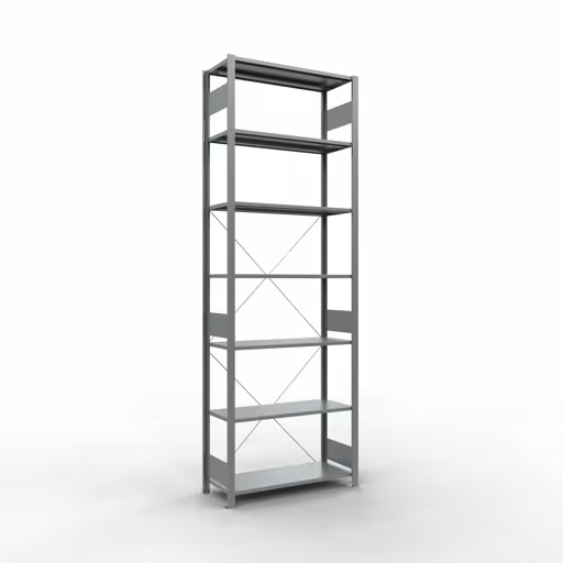 Figuur nr. 14 van het artikel basisrek, legplank-insteeksysteem MULTIplus150, 3000 x 1000 x 400 mm, 7 legborden, verzinkt uit de productgroep insteeksysteem van het merk Schulte Lagertechnik.