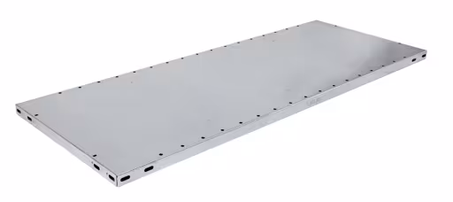 Plank MULTIplus150, 750 x 300 mm, verzinkt, zonder bevestigingsmateriaal van Schulte Lagertechnik Plank MULTIplus150, 750 x 300 mm, verzinkt, zonder bevestigingsmateriaal, accessoires, art.nr. 17203